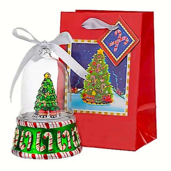 MR. CHRISTMAS VINTAGE SET OF 6 MUSICAL HAND PAINTED DOME BELL ORNAMENTS QVC NWT - Picture 12 of 13